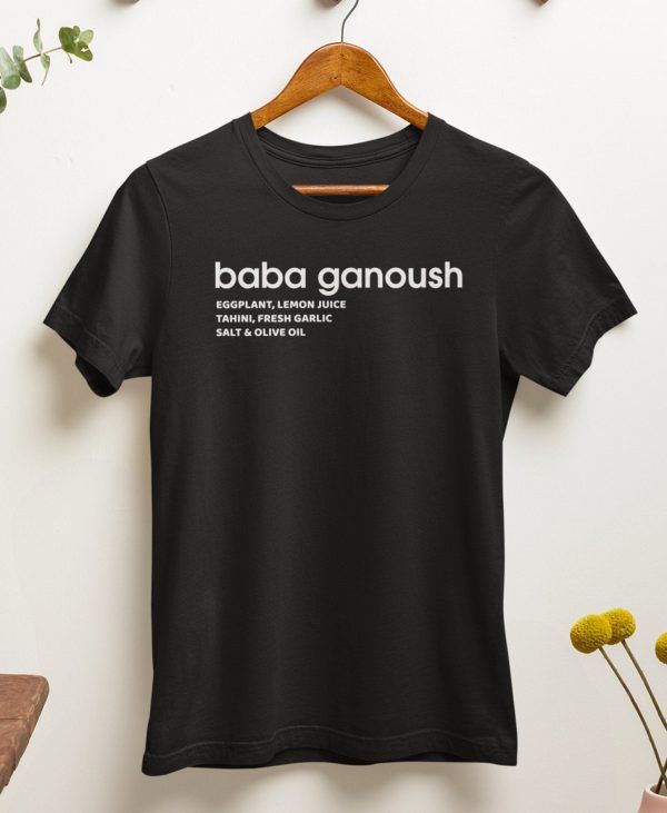 Baba Ganoush Tshirt | Short-Sleeve Unisex T-Shirt - Image 3