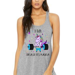 Lifting is Magical. Deadlifting Unicorn on a Tank Top