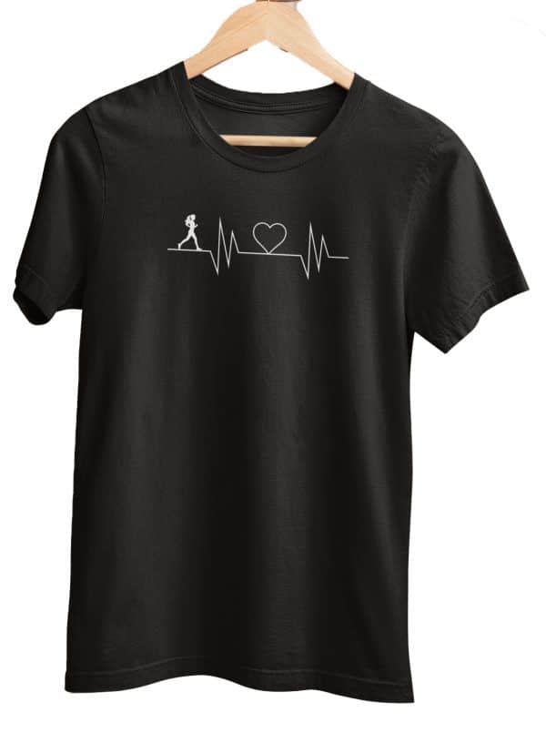 Love of running tshirt - female runner