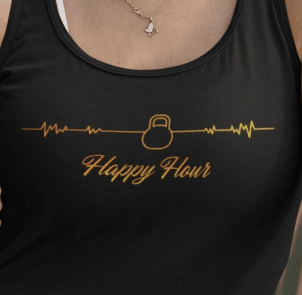 Ladies kettlebell tank top