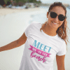 Meet Me At The Beach (white tshirt)